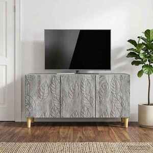 Imagine vidaXL Cabinet TV 99 x 34, 5 x 50 cm Sonoma gri Lemn prelucrat