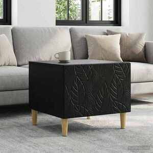 Imagine vidaXL Masă de cafea Negru 50 x 49 x 40 cm Lemn prelucrat