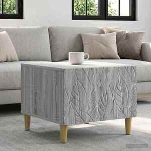 Imagine vidaXL Masă de cafea Sonoma gri 50 x 49 x 40 cm Lemn prelucrat