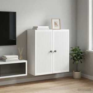 Imagine vidaXL Dulap montat pe perete Alb 59 x 31 x 60 cm Lemn prelucrat