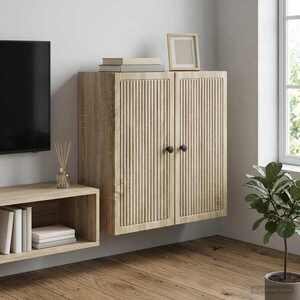 Imagine vidaXL Dulap montat pe perete Stejar Sonoma 59 x 31 x 60 cm