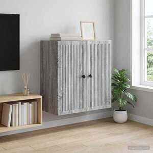 Imagine vidaXL Dulap montat pe perete Sonoma gri 59 x 31 x 60 cm