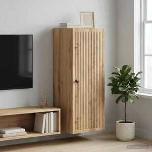 Imagine vidaXL Dulap montat pe perete 33 x 34, 5 x 90 cm Lemn prelucrat