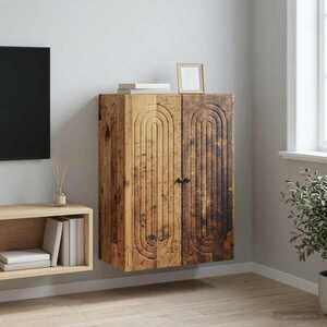 Imagine vidaXL Dulap montat pe perete Lemn vechi 66 x 34, 5 x 90 cm