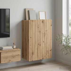 Imagine vidaXL Dulap montat pe perete 66 x 34, 5 x 92 cm Lemn prelucrat