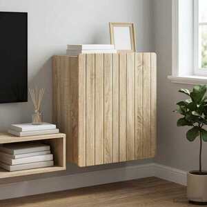 Imagine vidaXL Dulap montat pe perete Stejar Sonoma 59 x 31 x 64 cm