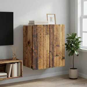 Imagine vidaXL Dulap montat pe perete Lemn vechi 59 x 31 x 64 cm