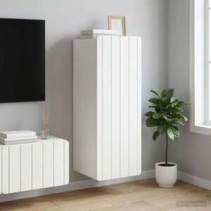 Imagine vidaXL Dulap montat pe perete Alb 33 x 34, 5 x 94 cm Lemn prelucrat