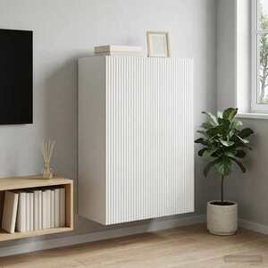 Imagine vidaXL Dulap montat pe perete 66 x 34, 5 x 90 cm Lemn prelucrat Alb