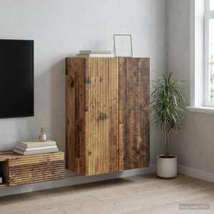 Imagine vidaXL Dulap montat pe perete 66 x 34, 5 x 90 cm Lemn prelucrat