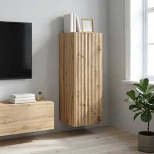 Imagine vidaXL Dulap montat pe perete 33 x 34, 5 x 90 cm Lemn prelucrat