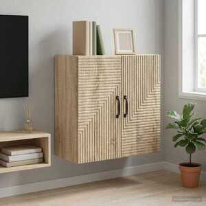 Imagine vidaXL Dulap montat pe perete Stejar Sonoma 59 x 31 x 60 cm