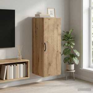 Imagine vidaXL Dulap montat pe perete 33 x 34, 5 x 90 cm Lemn prelucrat