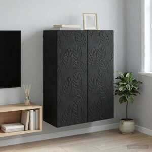 Imagine vidaXL Dulap montat pe perete 66 x 34, 5 x 90 cm Lemn prelucrat Negru