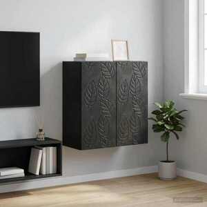 Imagine vidaXL Dulap montat pe perete 59 x 31 x 60 cm Lemn prelucrat Negru