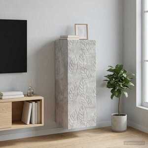 Imagine vidaXL Dulap montat pe perete 33 x 34, 5 x 90 cm Lemn prelucrat
