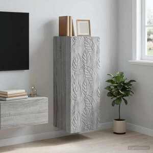 Imagine vidaXL Dulap montat pe perete 33 x 34, 5 x 90 cm Lemn prelucrat