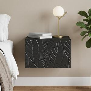 Imagine vidaXL Dulap de noapte suspendat Negru 49 x 34, 5 x 20 cm