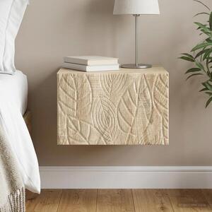 Imagine vidaXL Dulap de noapte suspendat Stejar Sonoma 49 x 34, 5 x 20 cm