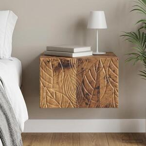 Imagine vidaXL Dulap de noapte suspendat Lemn vechi 49 x 34, 5 x 20 cm