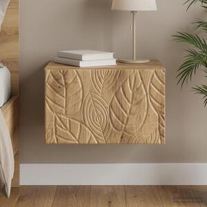 Imagine vidaXL Dulap de noapte suspendat Stejar Artizanal 49 x 34, 5 x 20 cm
