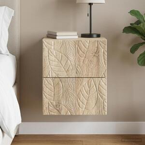 Imagine vidaXL Dulap de noapte suspendat Stejar Sonoma 34, 5 x 33 x 40 cm