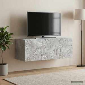 Imagine vidaXL Oglindă TV montată pe perete 59, 5 x 41 x 30 cm Gri Beton