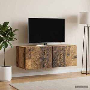 Imagine vidaXL Oglindă TV montată pe perete 59, 5 x 31 cm Lemn vechi