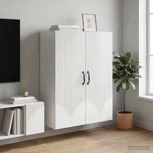 Imagine vidaXL Dulap montat pe perete 66 x 34, 5 x 90 cm Lemn prelucrat