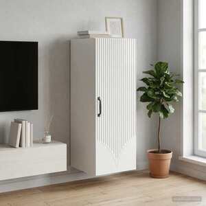 Imagine vidaXL Dulap montat pe perete 33 x 34, 5 x 90 cm Lemn prelucrat