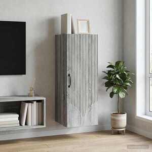 Imagine vidaXL Dulap montat pe perete 33 x 34, 5 x 90 cm Lemn prelucrat