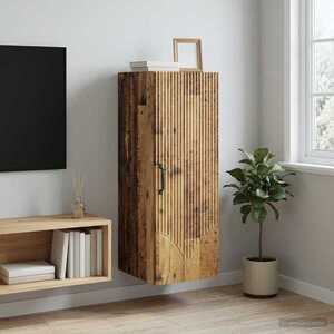 Imagine vidaXL Dulap montat pe perete 33 x 34, 5 x 90 cm Lemn prelucrat