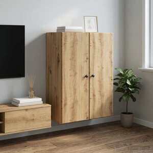Imagine vidaXL Dulap montat pe perete 66 x 34, 5 x 90 cm Lemn prelucrat