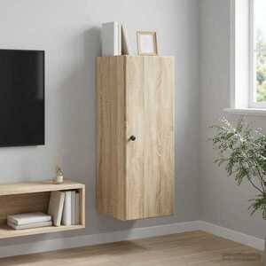 Imagine vidaXL Dulap montat pe perete 33 x 34, 5 x 90 cm Lemn prelucrat