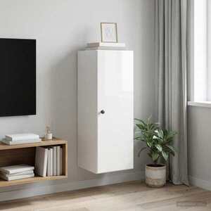 Imagine vidaXL Dulap montat pe perete 33 x 34, 5 x 90 cm Lemn prelucrat