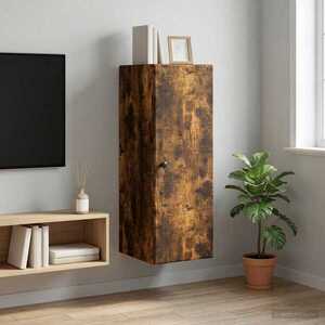 Imagine vidaXL Dulap montat pe perete 33 x 34, 5 x 90 cm Lemn prelucrat