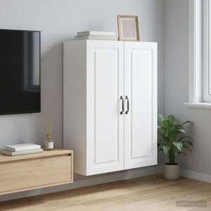 Imagine vidaXL Dulap montat pe perete 66 x 34, 5 x 90 cm Lemn prelucrat Alb