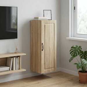 Imagine vidaXL Dulap montat pe perete 33 x 34, 5 x 90 cm Lemn prelucrat