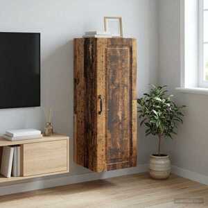 Imagine vidaXL Dulap montat pe perete 33 x 34, 5 x 90 cm Lemn prelucrat