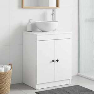 Imagine vidaXL Dulap de Baie Alb 54 x 41 x 70 cm Lemn prelucrat