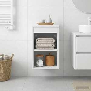 Imagine vidaXL Dulap de Baie Între Alb 30 x 41 x 50 cm Lemn prelucrat