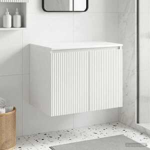 Imagine vidaXL Dulap Bathroom Montat pe Perete Alb 62, 5 x 44, 5 x 50 cm