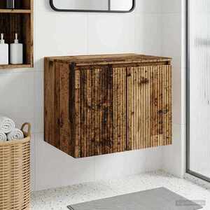 Imagine vidaXL Dulap Bathroom Montat pe Perete Lemn vechi 62, 5 x 44, 5 x 50 cm