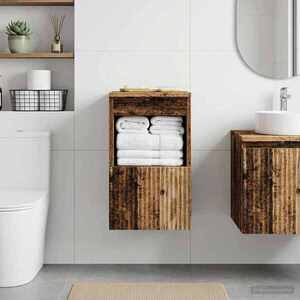 Imagine vidaXL Dulap de Baie Lemn vechi 30 x 35 x 50 cm Lemn prelucrat