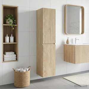 Imagine vidaXL Dulap Bathroom Montat pe Perete Stejar Sonoma