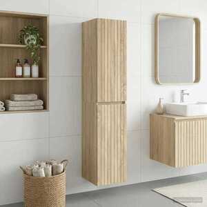 Imagine vidaXL Dulap Bathroom Montat pe Perete Stejar Sonoma