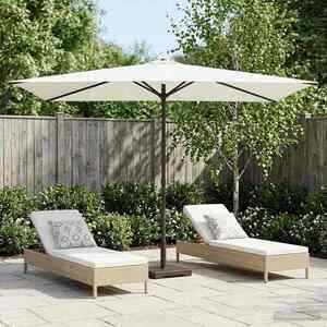 Imagine vidaXL Parasol de Grădină 200 x 300 cm Poliester Dreptunghiular Crem