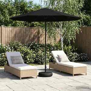 Imagine vidaXL Umbrelă de grădină cu bază 230 x 230 cm Poliester