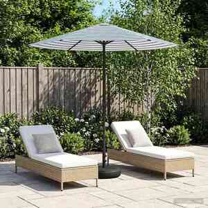 Imagine vidaXL Umbrelă de grădină cu bază 230 x 230 cm Poliester