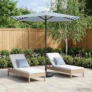 Imagine vidaXL Umbrelă de grădină cu bază 270 x 270 cm Poliester